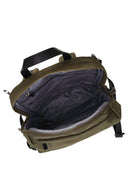 Male Khaki Fabric Backpack | Derimod