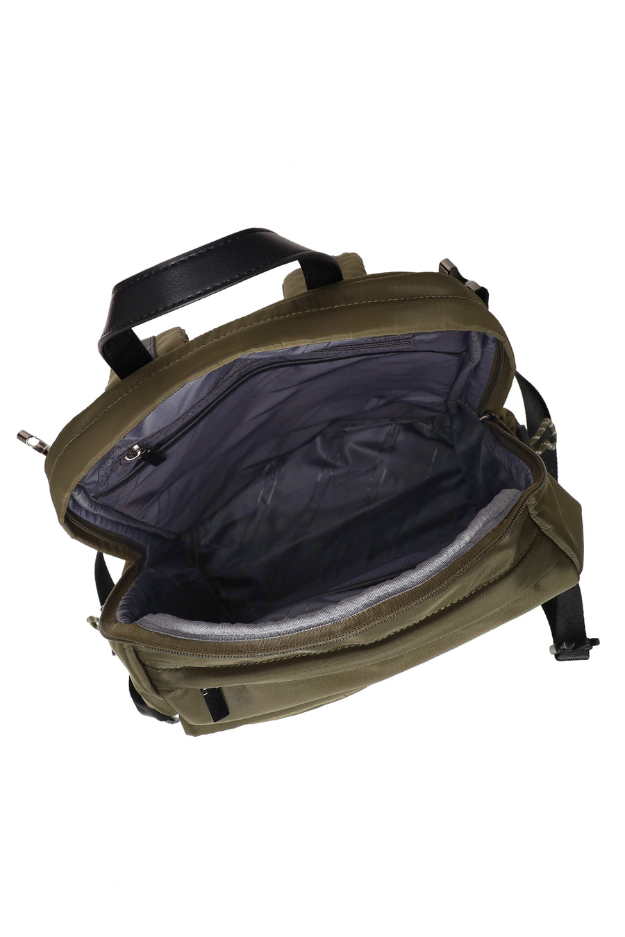 Male Khaki Fabric Backpack