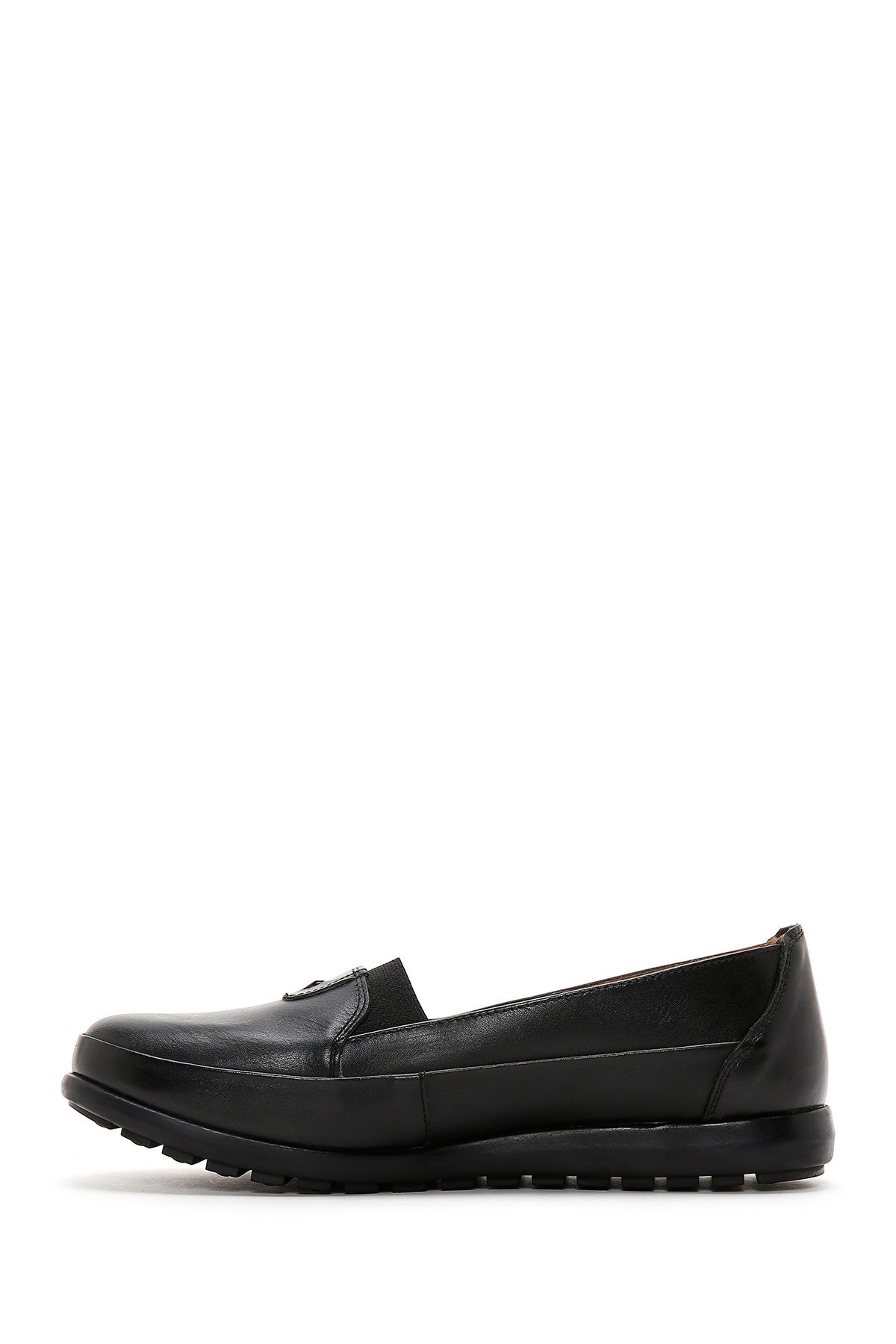 Kadın Siyah Deri Comfort Ayakkabı