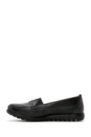 Women's Black Leather Comfort Shoes | Derimod