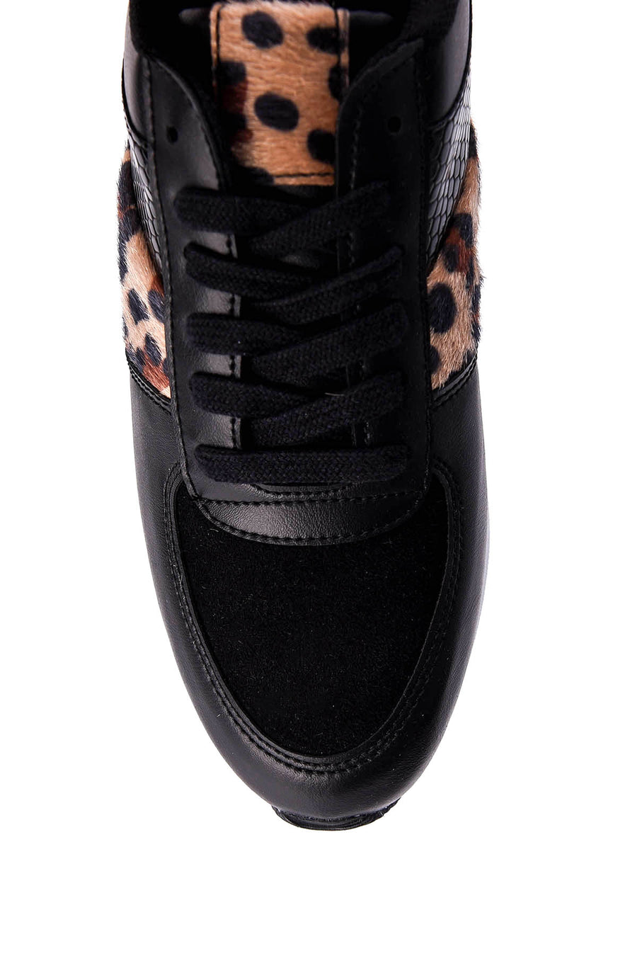 Kadın Leopar Detaylı Sneaker