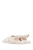 Women's Cream Strappy Sandals | Derimod