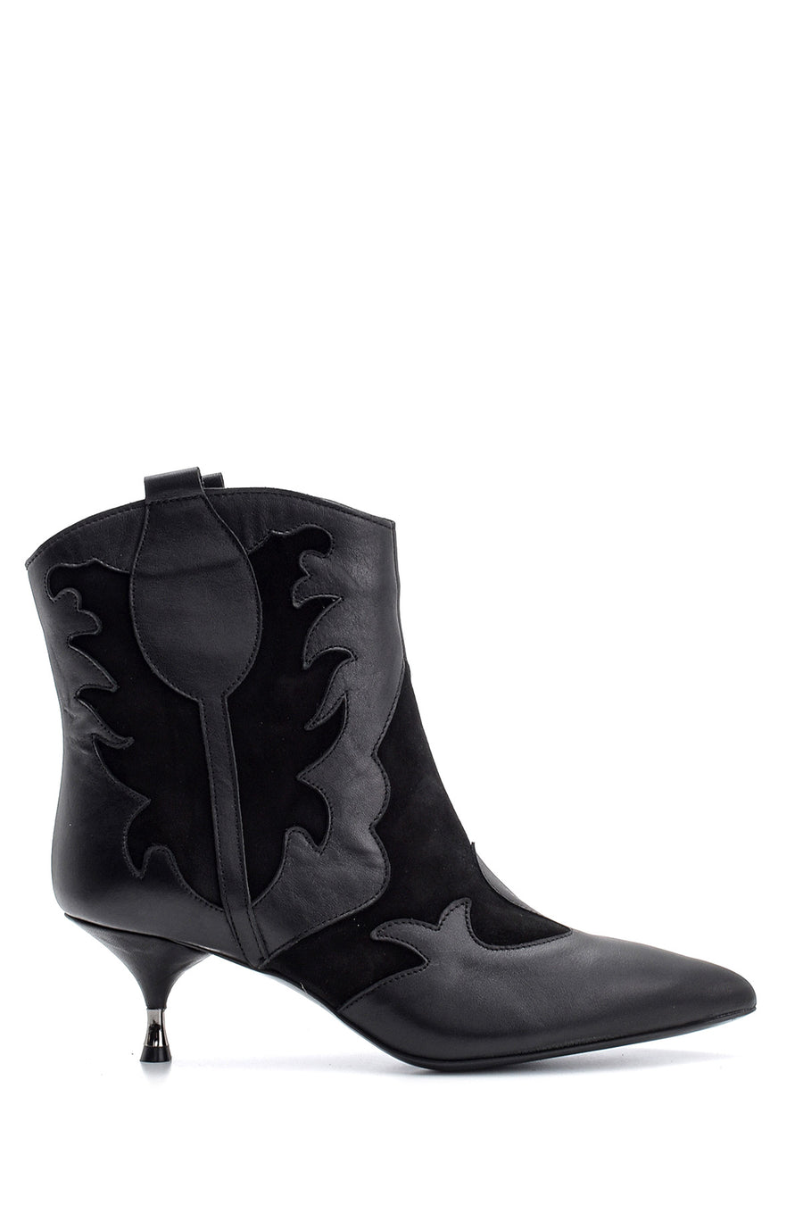 Women's Heeled Leather Boots 19WFD242914 | Derimod