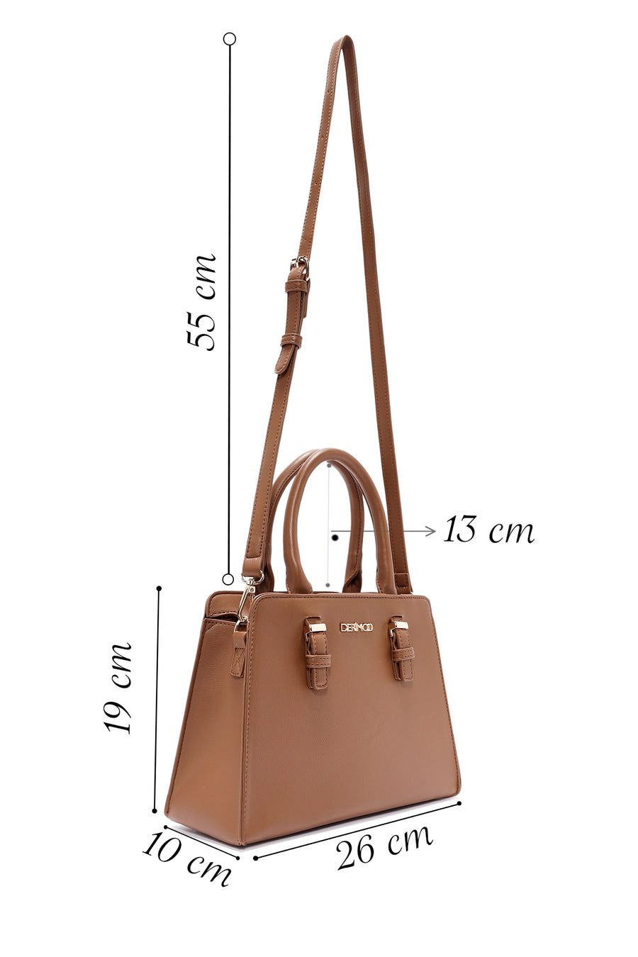 Women's Brown Long Strap Shoulder Bag
