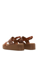 Women's Tan Thick Soled Sandals | Derimod