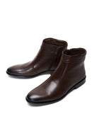 Men's Brown Leather Classic Boots | Derimod