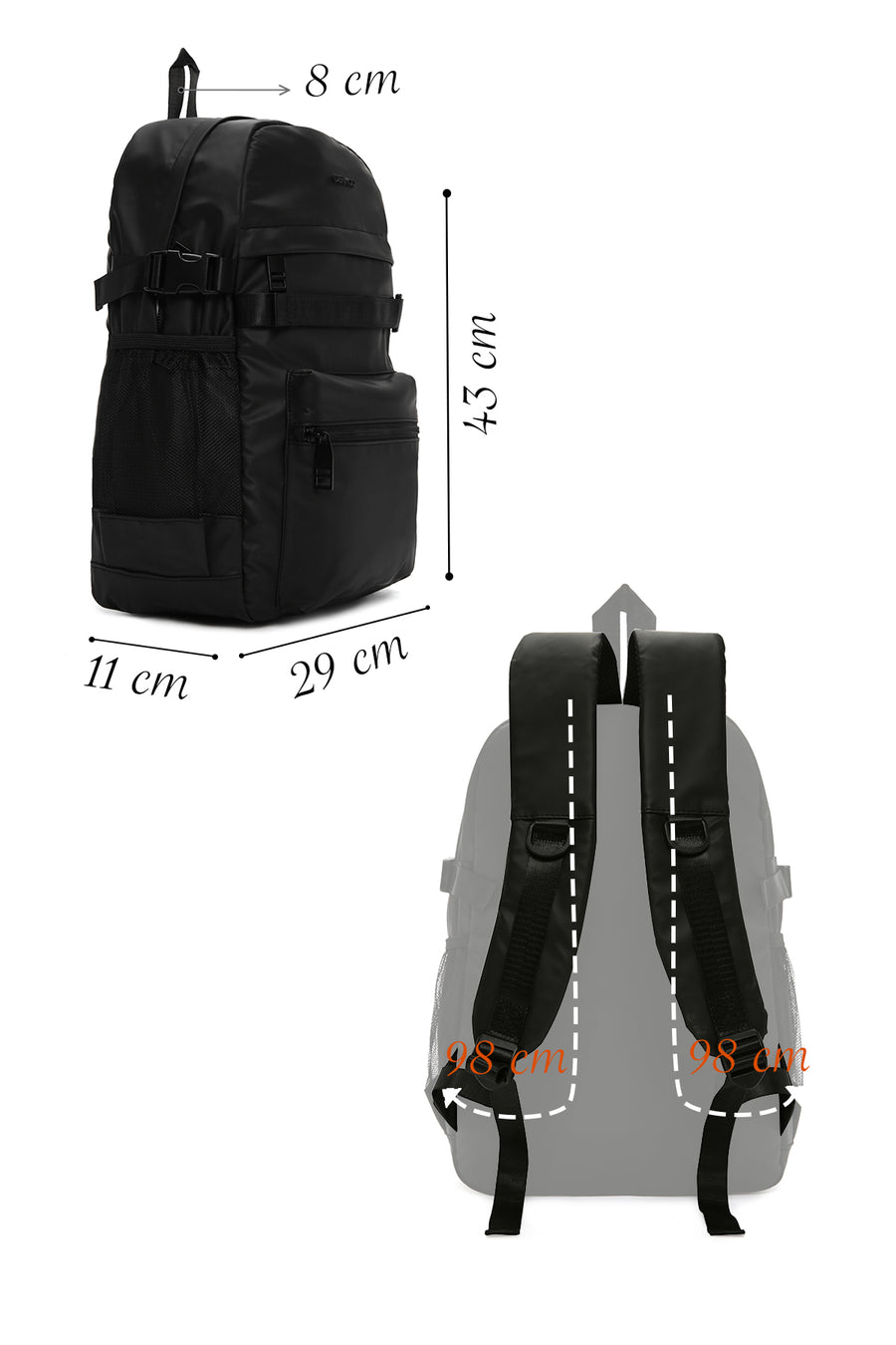 Men's Black Backpack