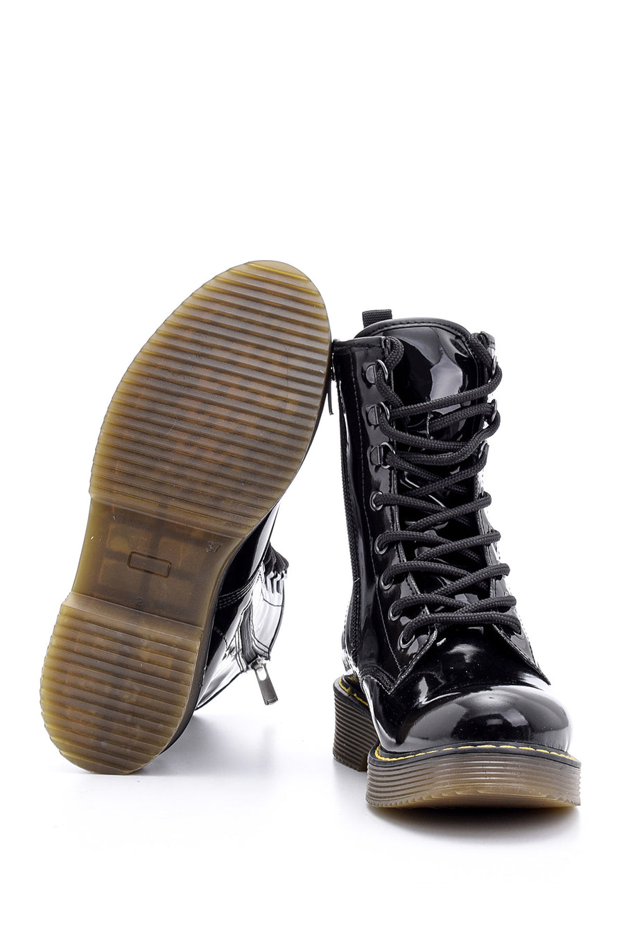 Women's Patent Leather Boots