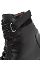 Men's Black Zippered Leather Casual Boots | Derimod