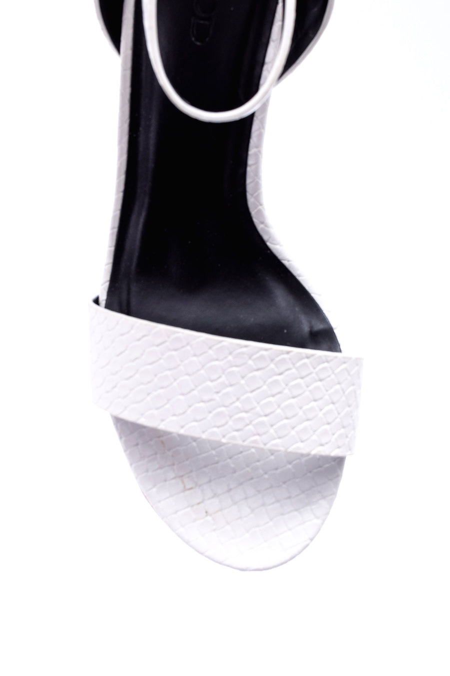 Women's Crocodile Patterned Heeled Shoes