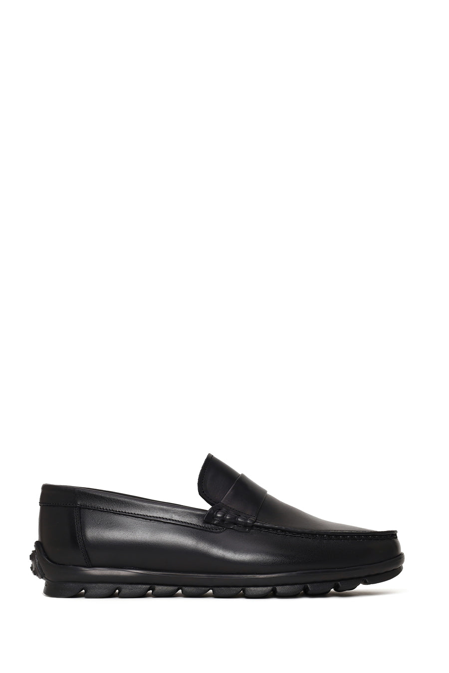 Erkek Siyah Deri Casual Loafer 26SFD632218 | Derimod