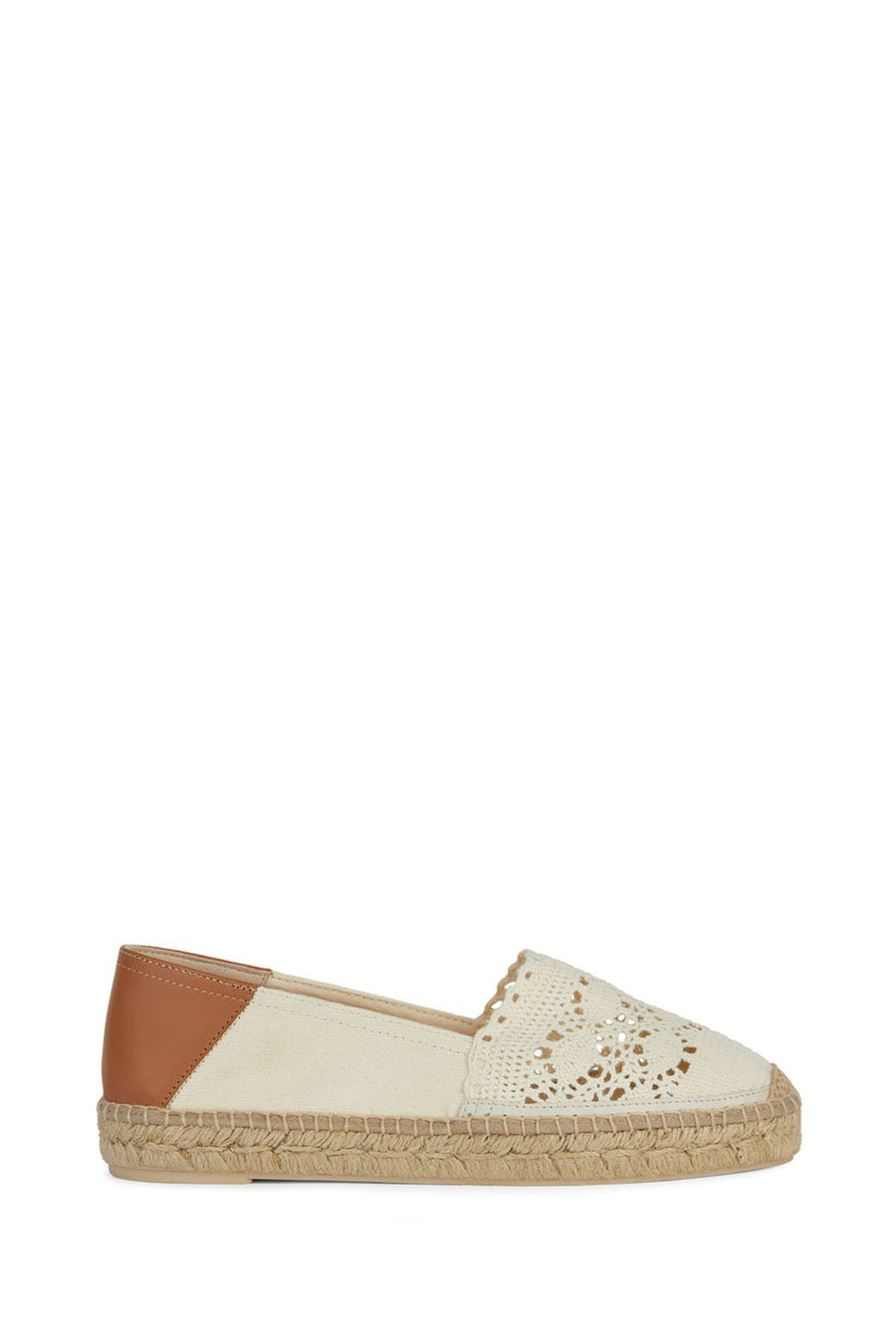 Geox Kadın Vizon Lampedusa Örgü Deri Espadril D45V0D0DS10C6738 | Derimod