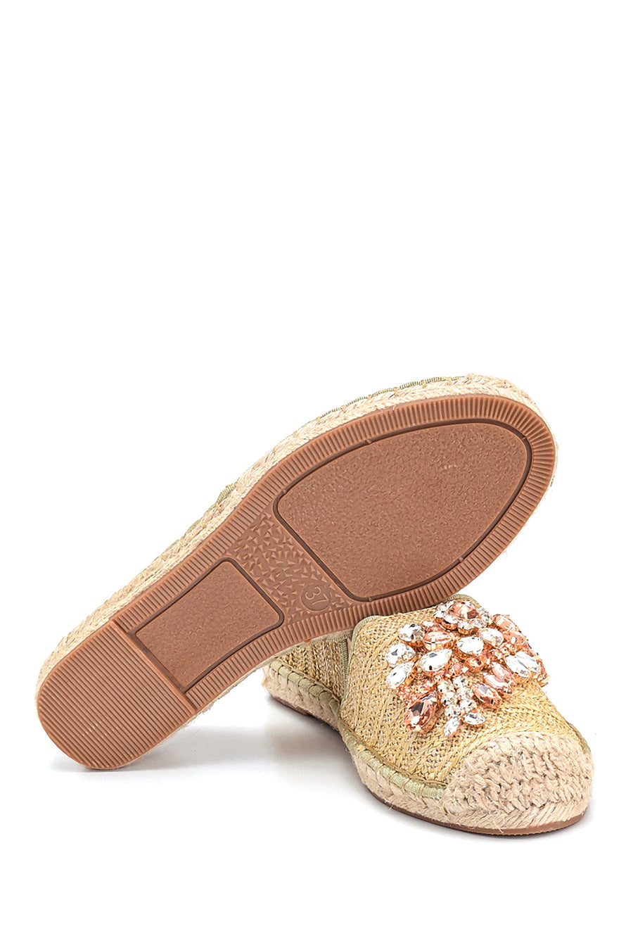Kadın Taş Detaylı Espadril