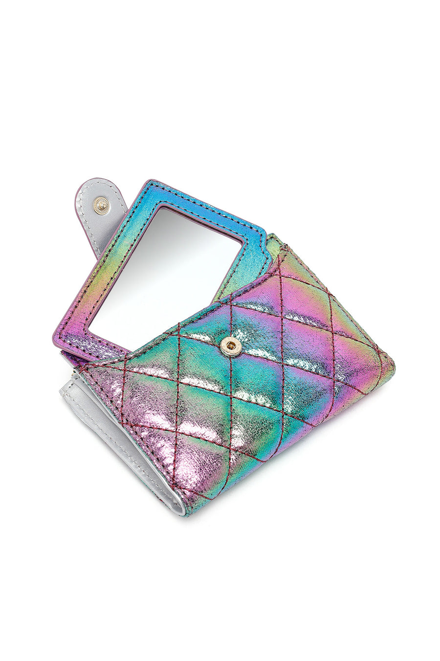 Women's Blue Printed Wallet