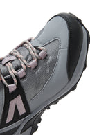 Caterpillar Women's Gray Waterproof Leather Outdoor Sneaker | Derimod