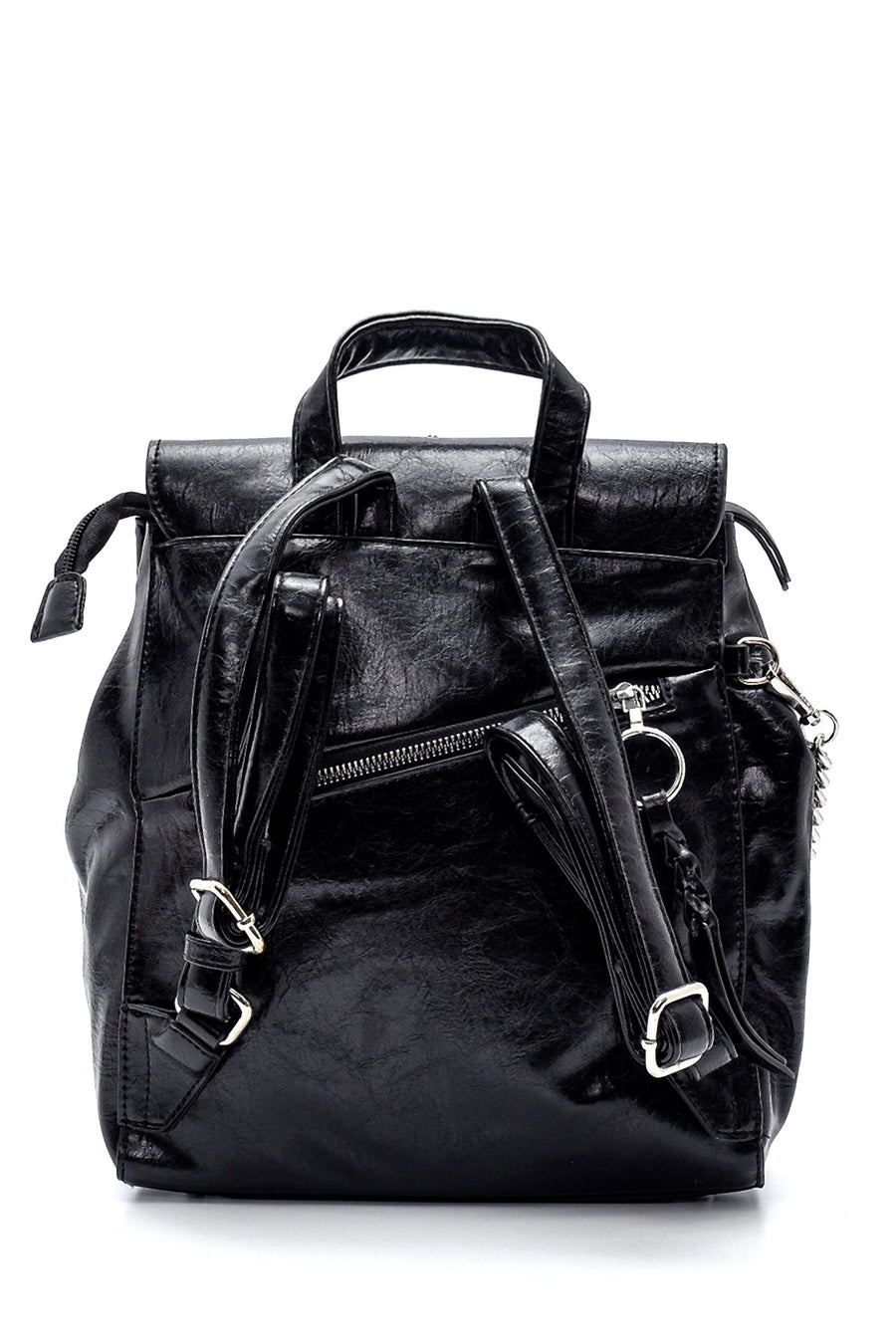 Women's Chain Detailed Backpack