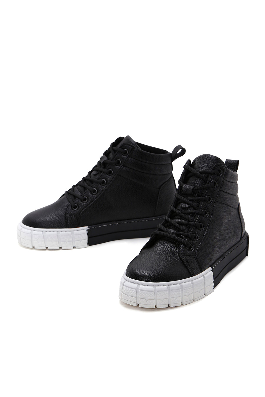 Women's Black High Top Sneaker