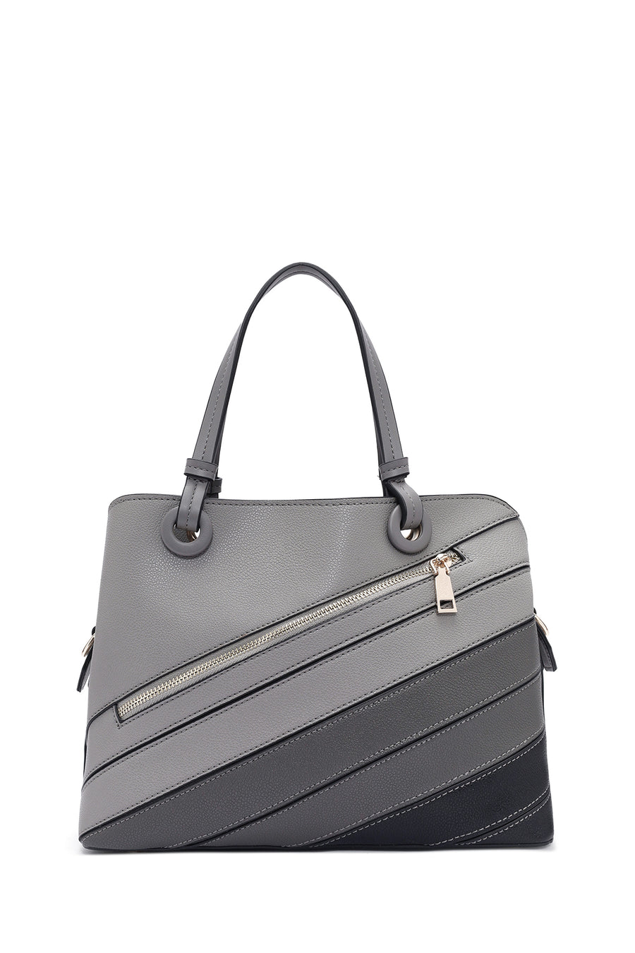 Women's Gray Long Strap Shoulder Bag