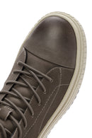 Men's Mink Zippered Nubuck Leather Sports Boots | Derimod