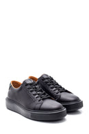 Erkek Siyah Deri Sneaker | Derimod