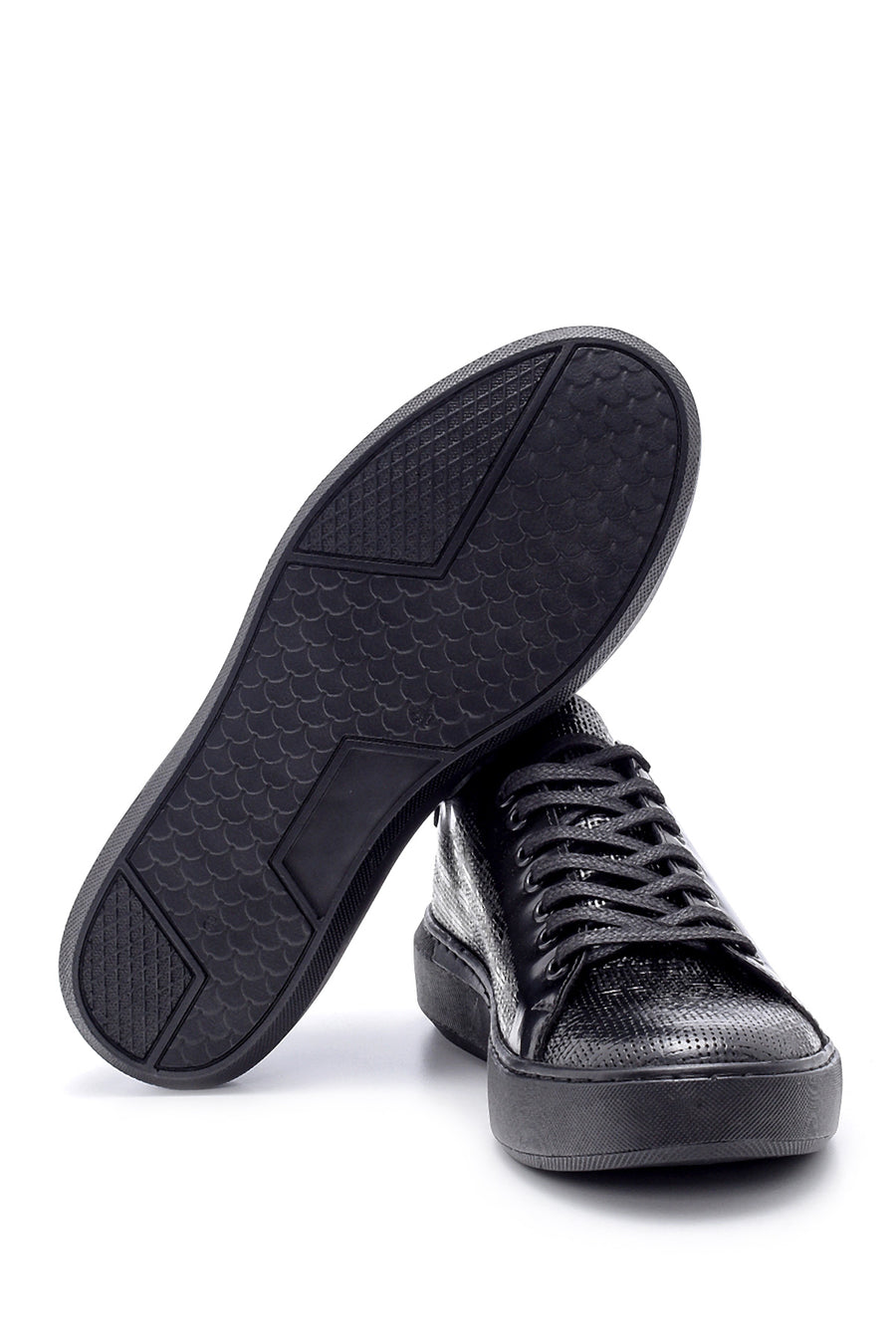 Men's Leather Printed Sneaker