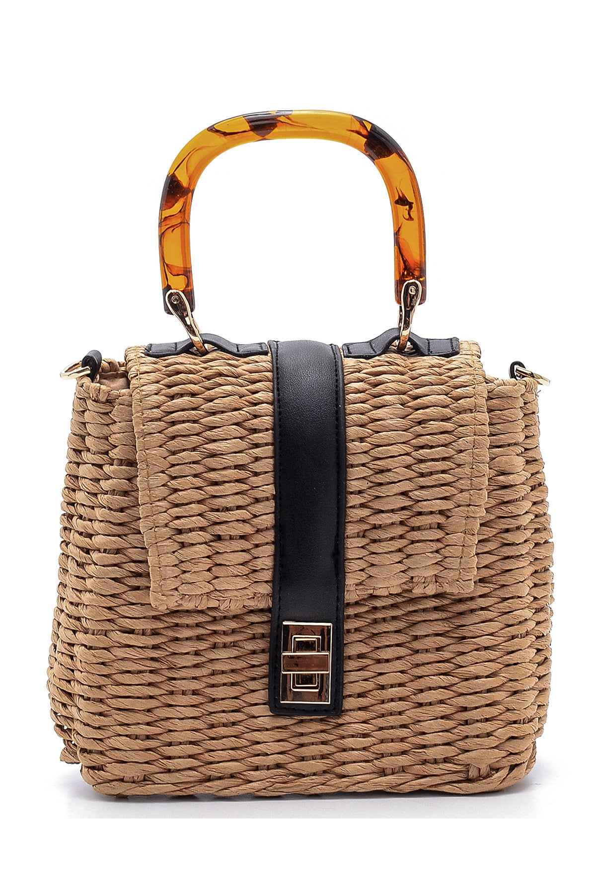 Women's Straw Handbag 20SBD2225M7 | Derimod