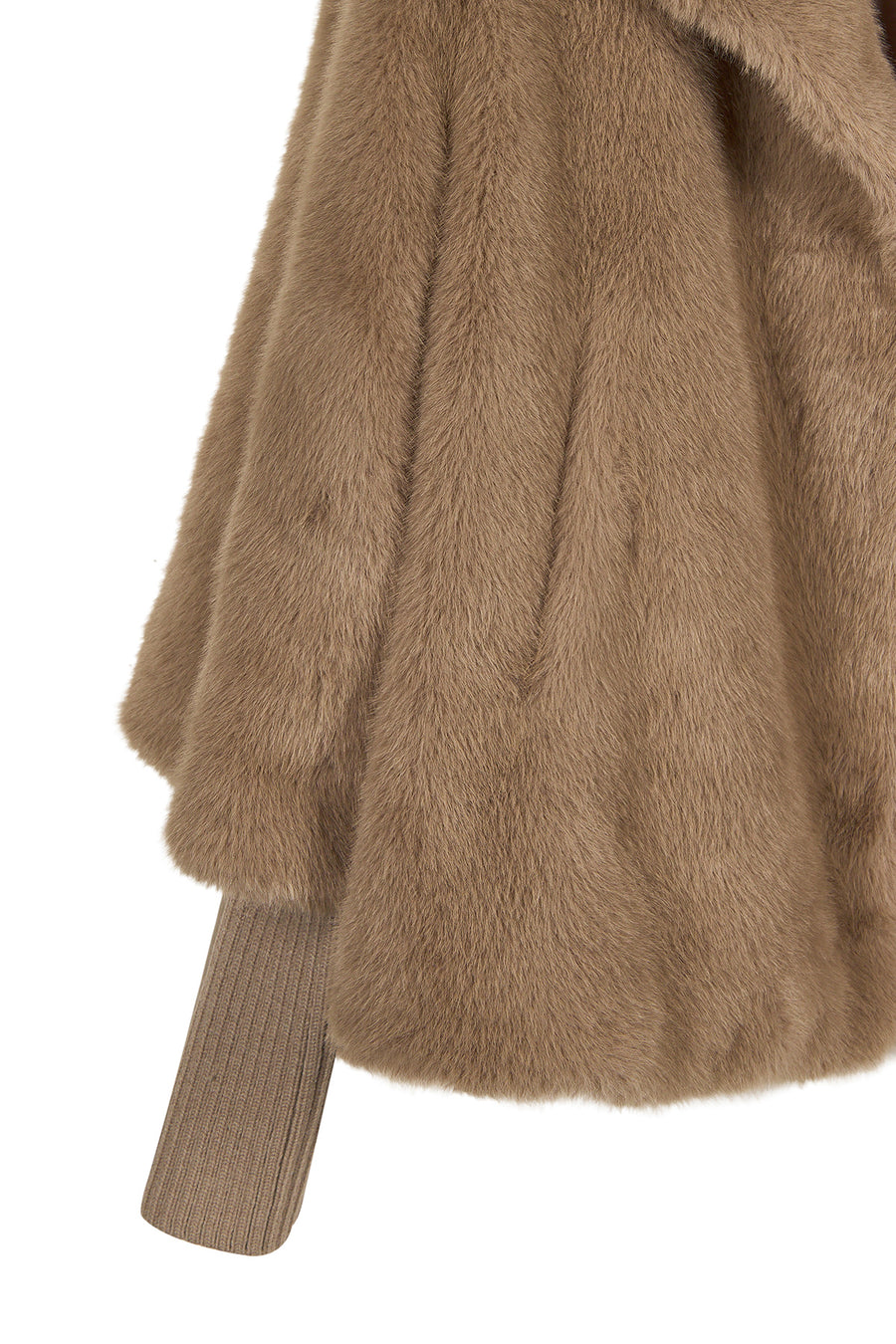 Ampezzo Woman Beige Short Teddy Coats
