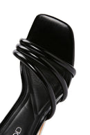 Women's Black Ankle Strap Heeled Sandals | Derimod