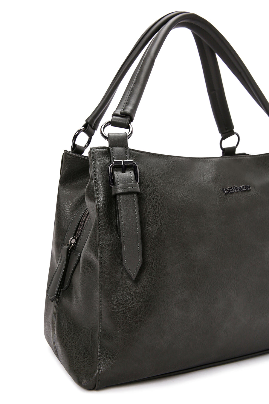 Women's Gray Long Strap Shoulder Bag