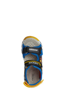 Geox Boy Blue Android Strap Leather Sandals | Derimod