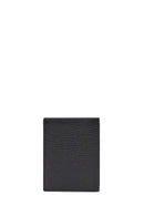 Men's Black Leather Card Holder | Derimod