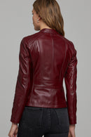 Celia Women's Leather Jacket | Derimod