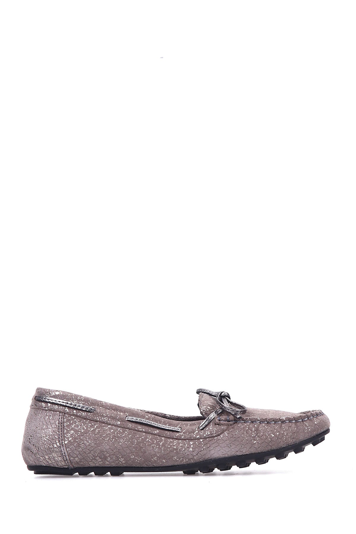 Gri Kadın Deri Loafer 17WFD140040 | Derimod