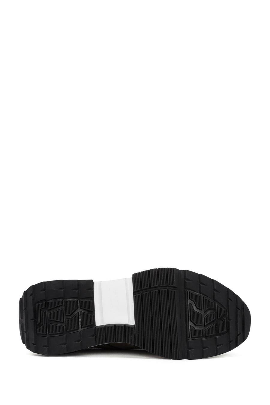 Erkek Gri Bağcıklı Nubuk Deri Casual Sneaker
