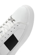 ACBC x Derimod Men's White Lace-Up Sneakers | Derimod