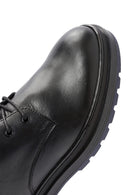 Men's Black Zippered Leather Casual Boots | Derimod