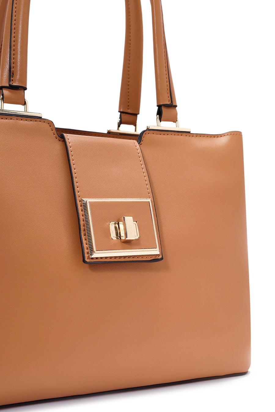 Women's Tan Long Strap Shoulder Bag
