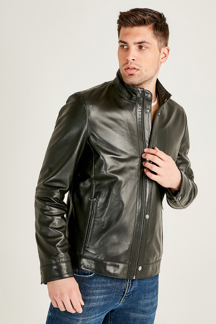 Fabian Men's Leather Jacket