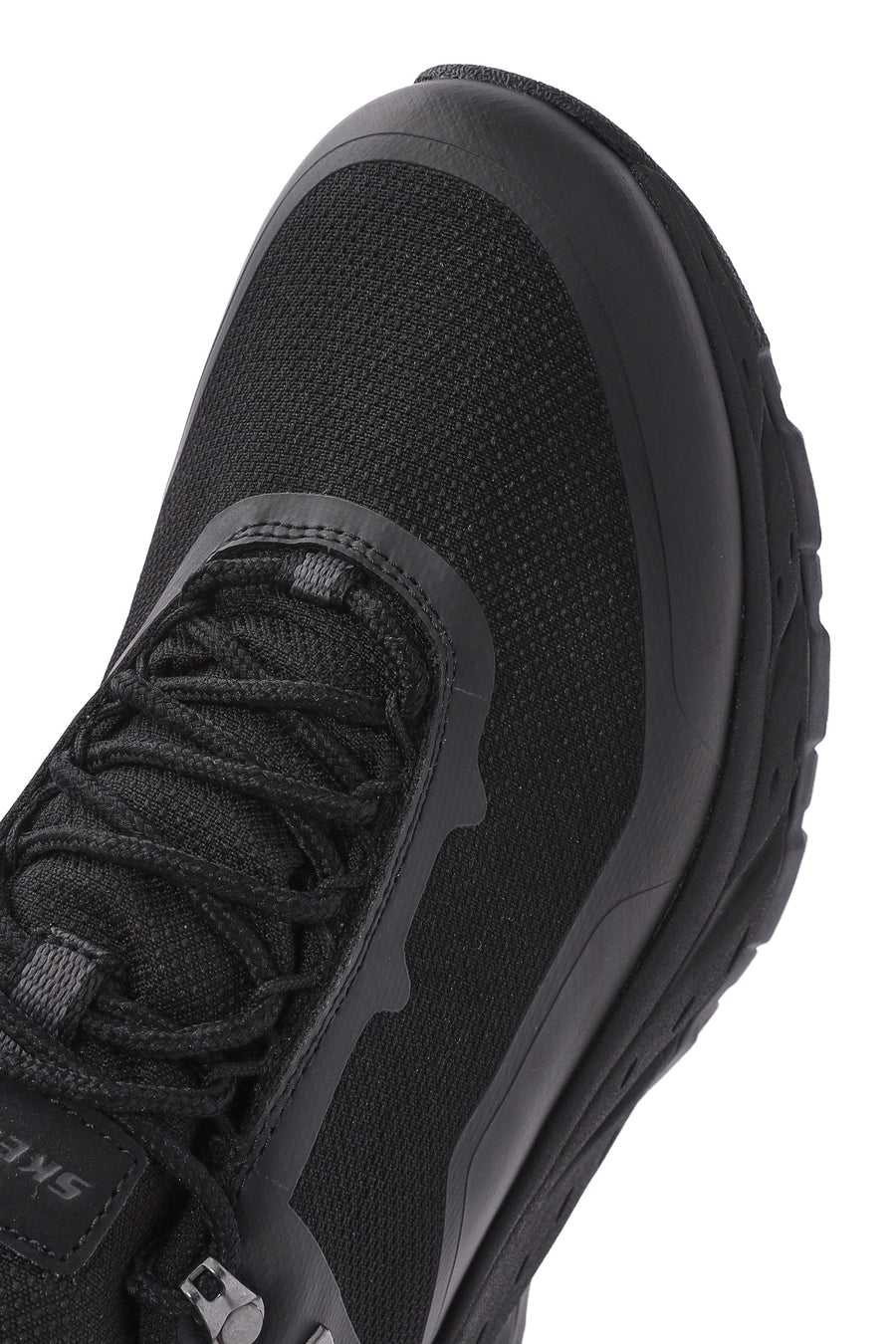 Skechers Erkek Siyah Bağcıklı Kalın Tabanlı Sneaker