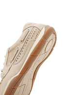 Men's Beige Nubuck Leather Casual Shoes | Derimod