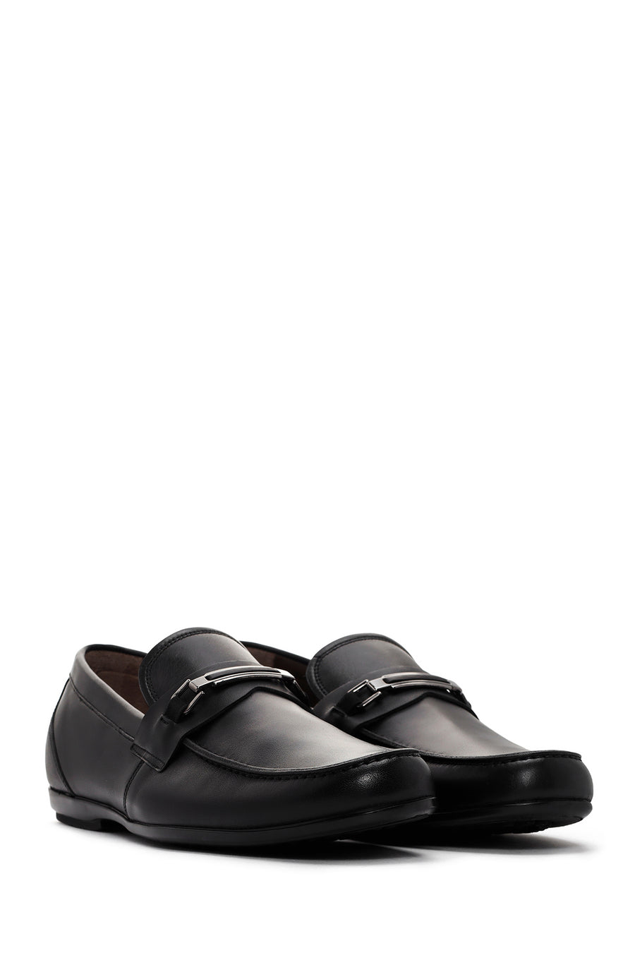 Men's Black Leather Classic Loafer