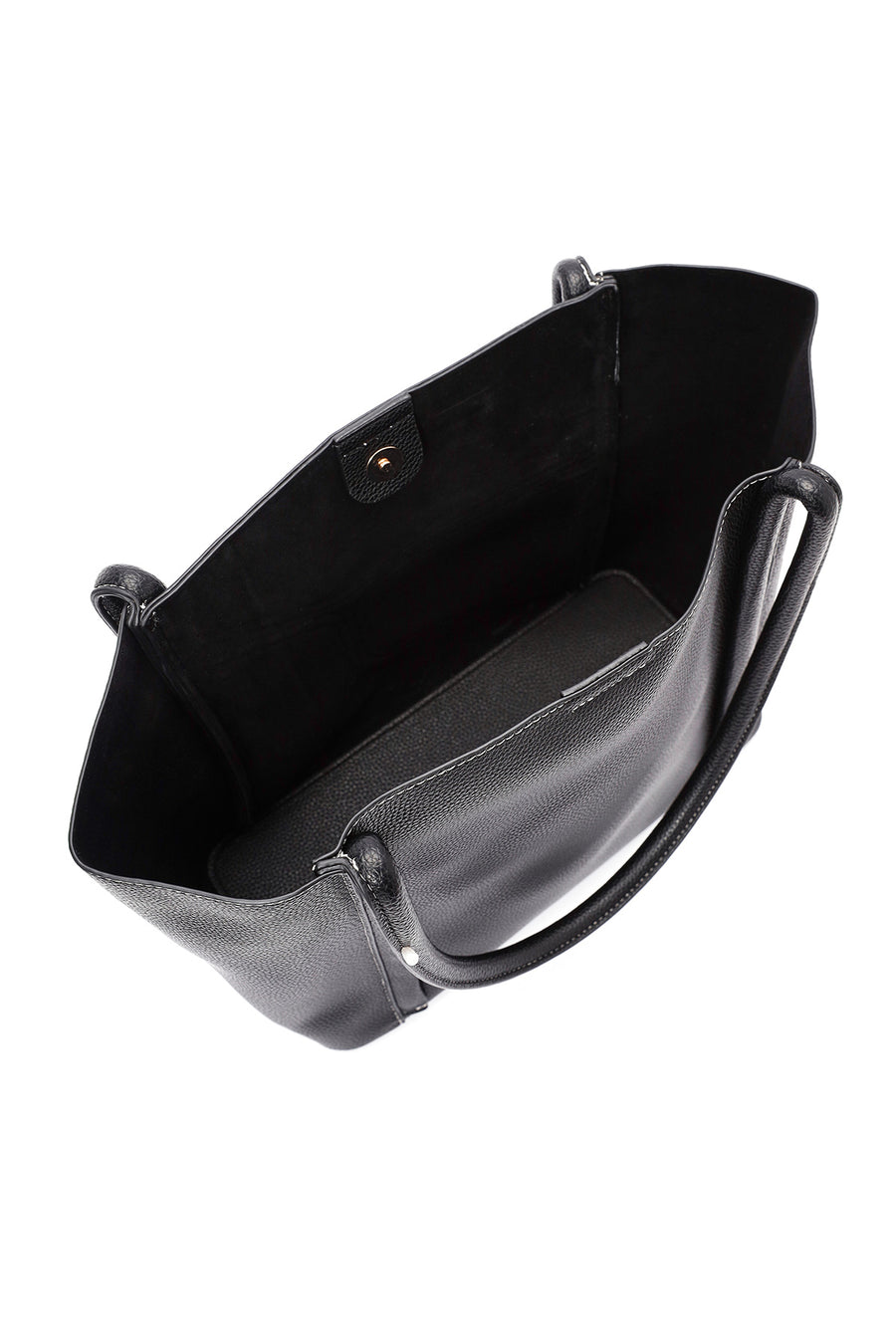 Women's Black Patterned Shoulder Bag