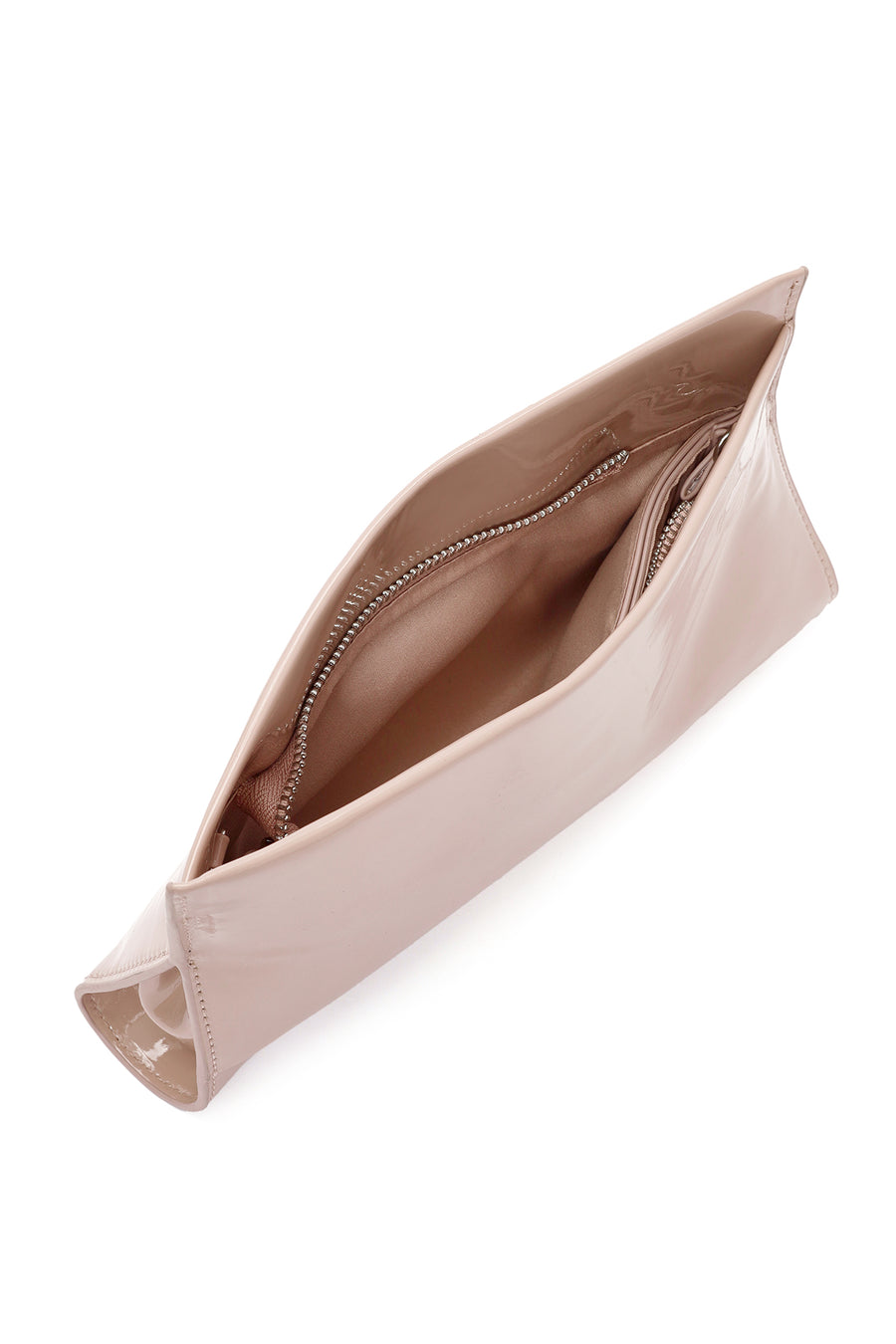Women's Beige Chain Strap Clutch Bag