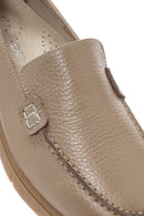 Women's Mink Leather Comfort Loafer | Derimod