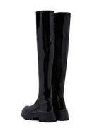 Women's Black Laptop Thick Soled Zippered Casual Boots | Derimod