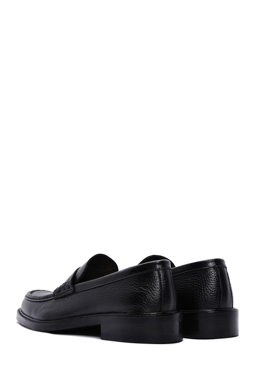 Men's Black Leather Classic Loafer