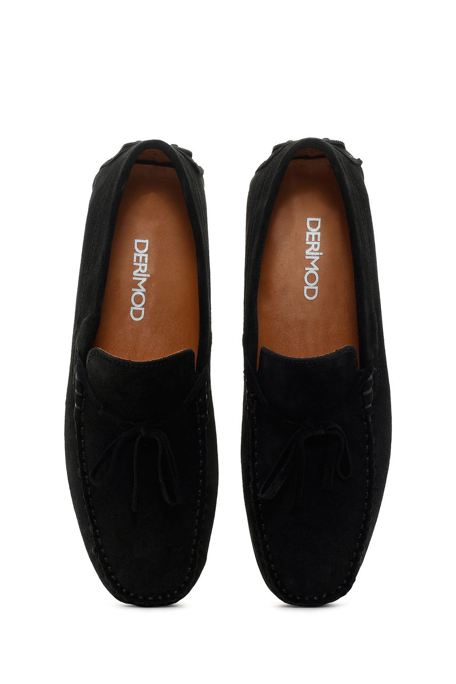 Men's Black Suede Leather Casual Loafer