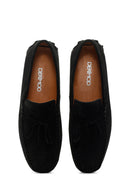 Men's Black Suede Leather Casual Loafer | Derimod