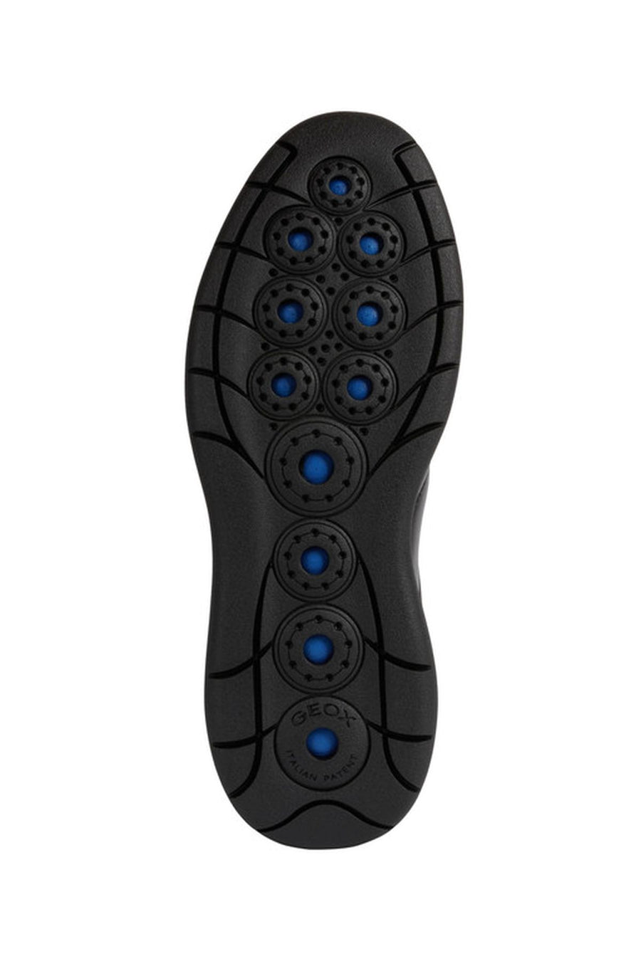 Geox Erkek Siyah Spherica Ec2 Bağcıklı Deri Casual Sneaker