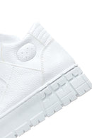 Women's White Thick Sole High Top Sneaker | Derimod